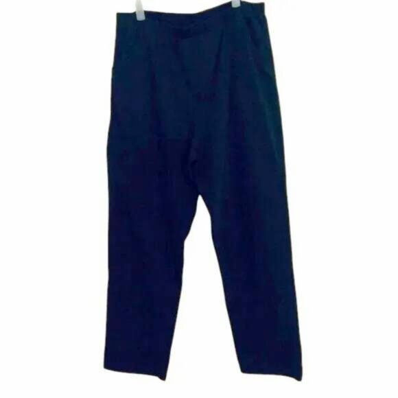 White Stag Women's Navy Blue Elastic Waist Pull on Pants Size 16/18 Petite - Picture 2 of 5